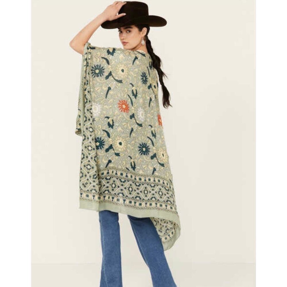 Free People | Tops | Free People Magic Dance Duster Poncho Os In ...